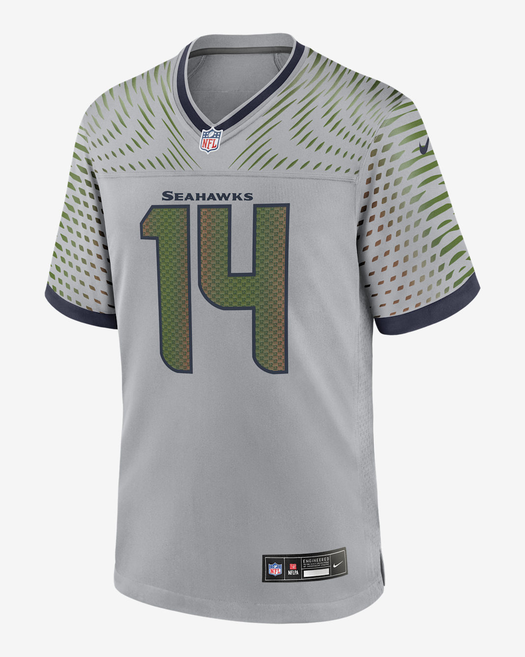 Sam Darnold Seattle Seahawks Rivalries Collection Men’s Nike NFL Game Jersey - Grey