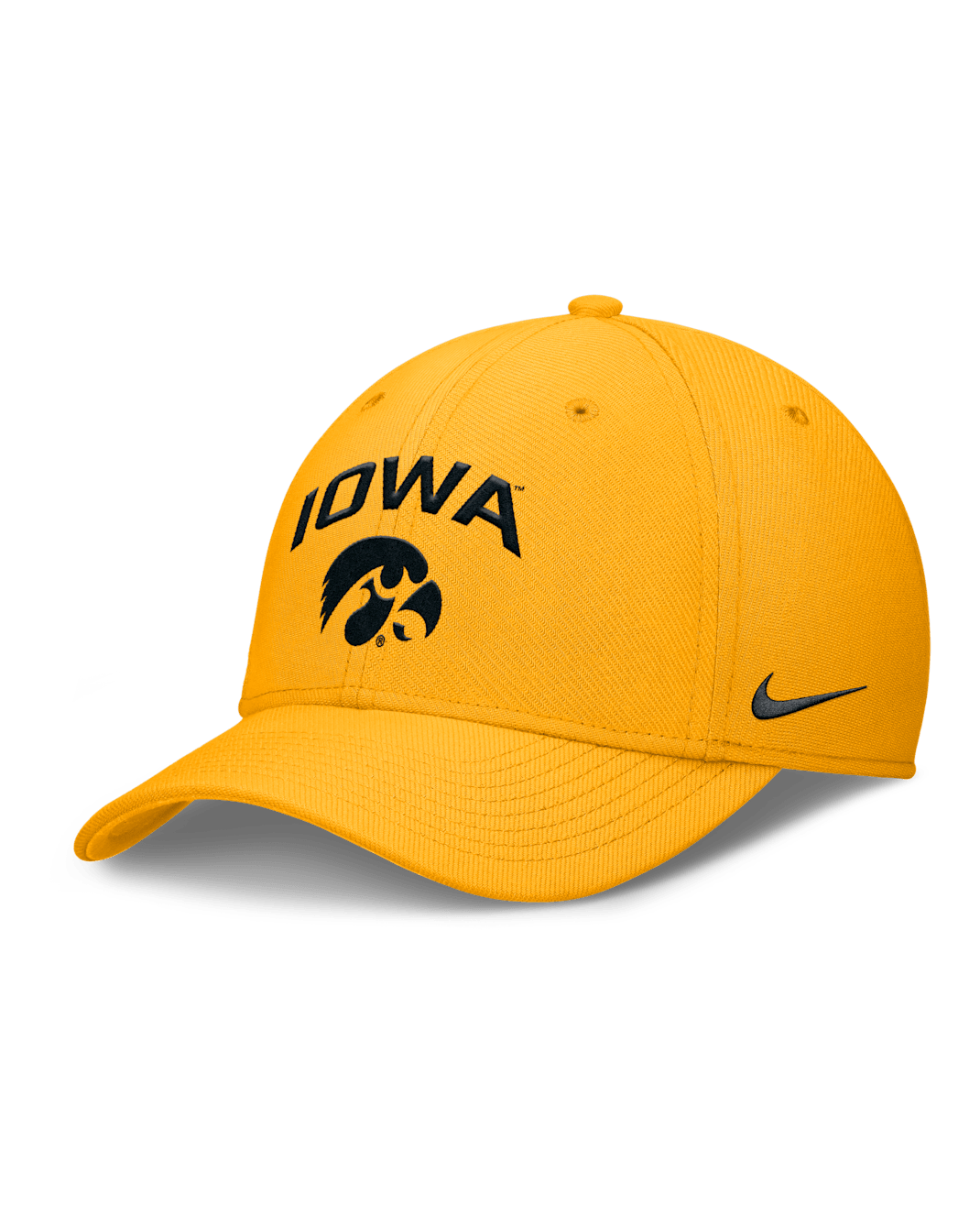 Iowa On-Field Rise Swoosh Men's Nike Dri-FIT College Hat - Gold