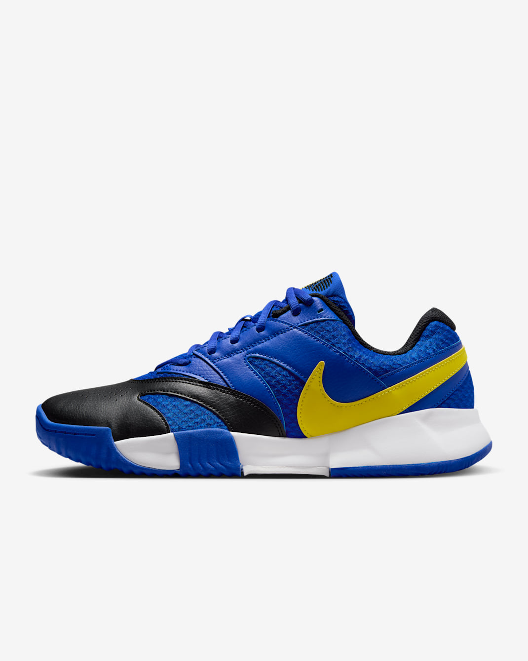 NikeCourt Lite 4 Herren-Tennisschuh für Sandplätze - Racer Blue/Weiß/Schwarz/Lightning