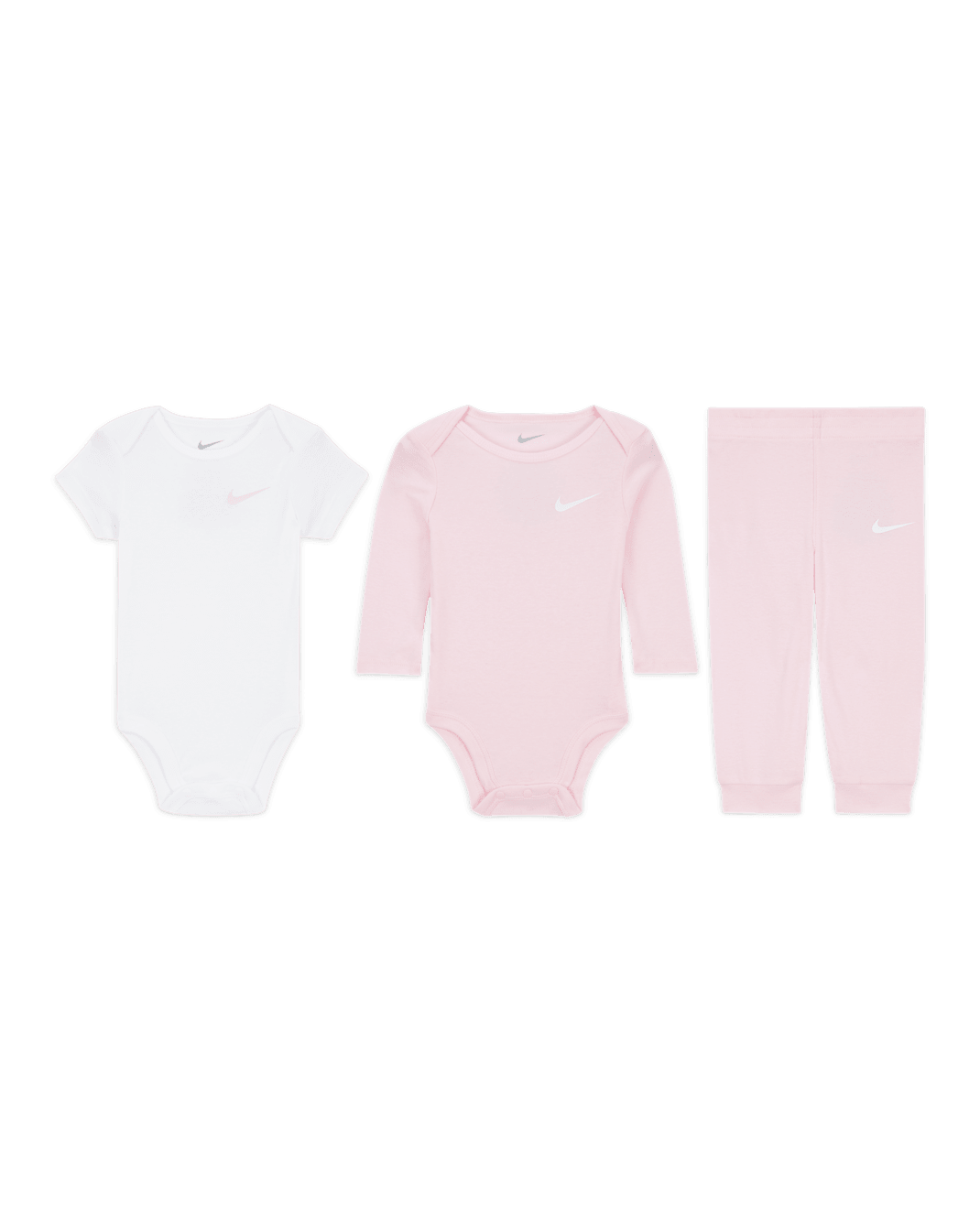 Nike Baby Essentials Baby (0-9M) 3-Piece Pants Set - Pink Foam