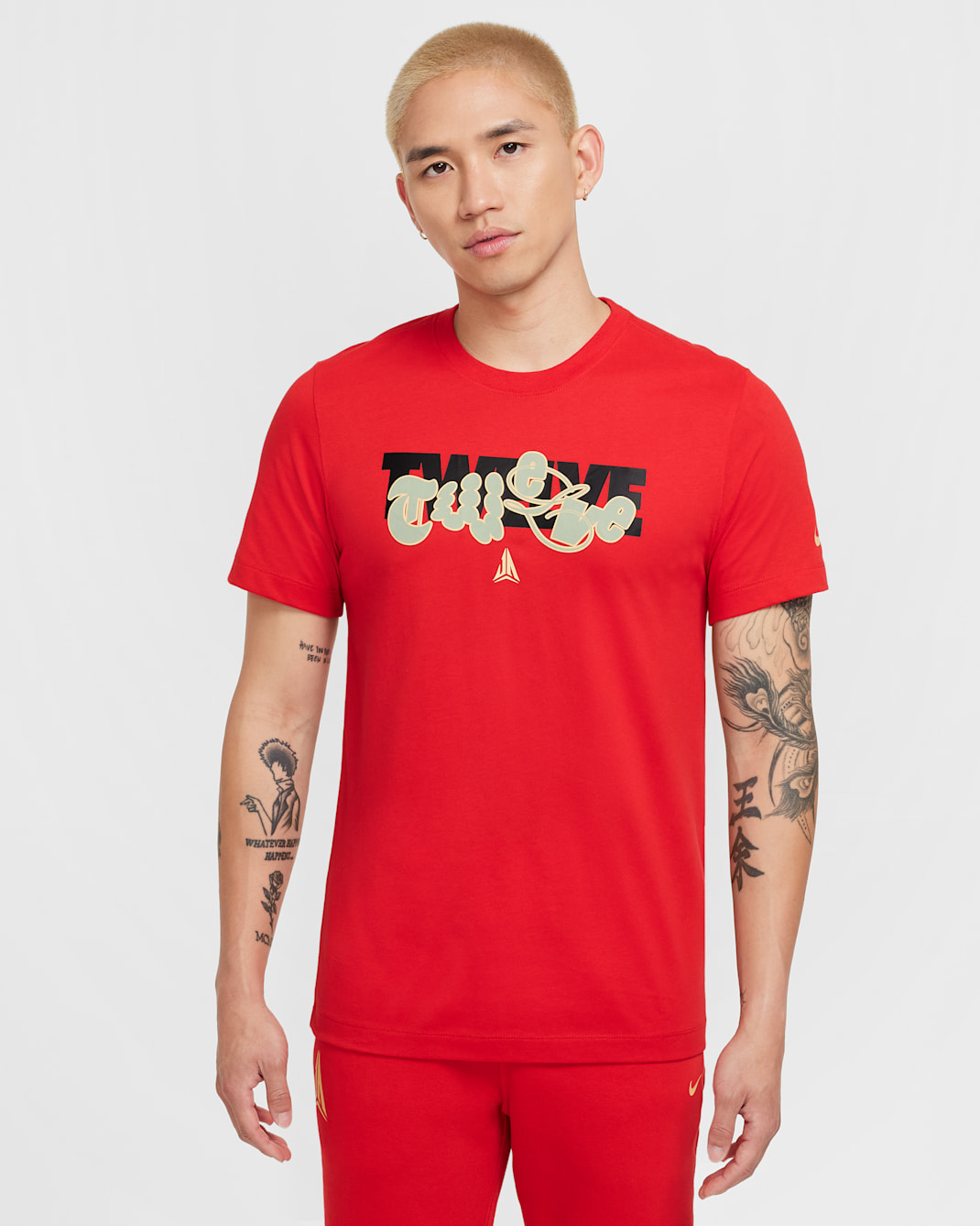 ジャ メンズ ナイキ Dri-FIT バスケットボール Tシャツ - ユニバーシティレッド