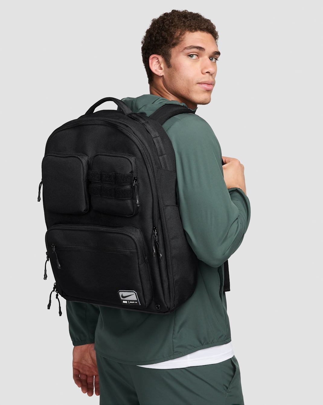 Σακίδιο Nike Utility Power (33 L) - Μαύρο/Μαύρο/Λευκό