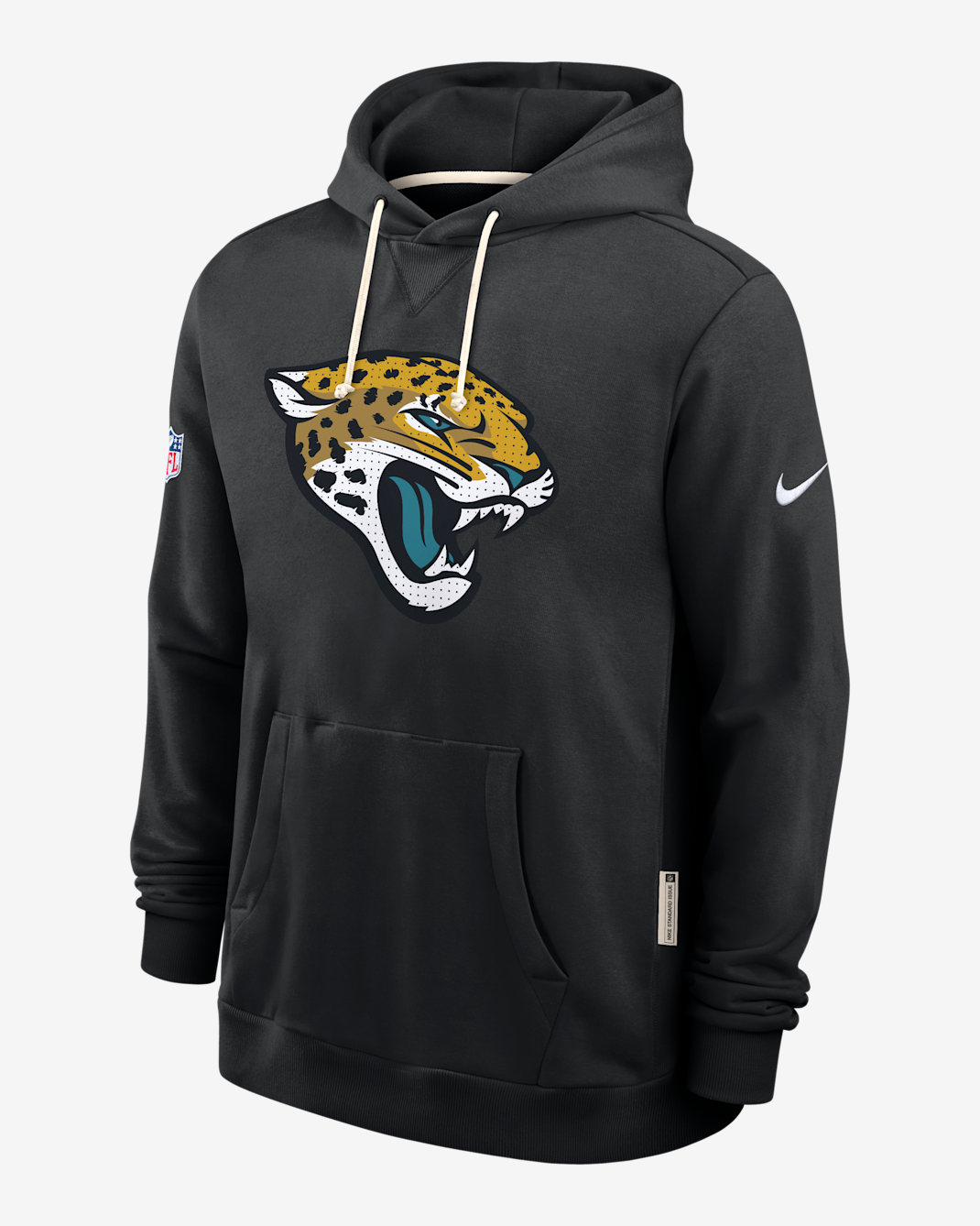 Jacksonville Jaguars Initial Home Sideline Men's Nike Dri-FIT NFL Pullover Hoodie - Black