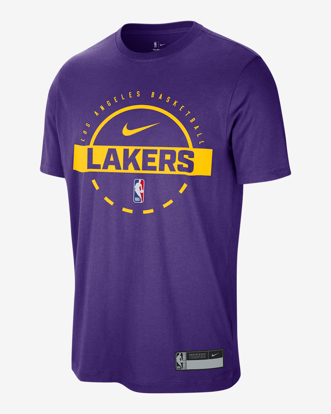 Los Angeles Lakers Authentics Camiseta de entrenamiento Dri-FIT Nike de la NBA - Hombre - Field Purple
