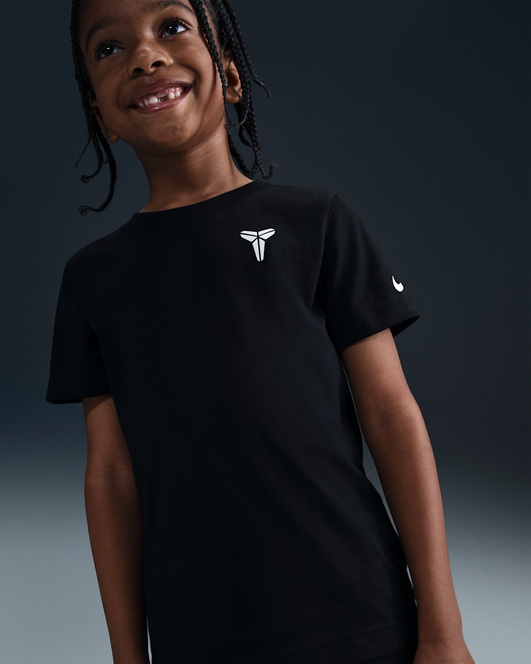 Playera Kobe para niños talla pequeña Nike - Negro