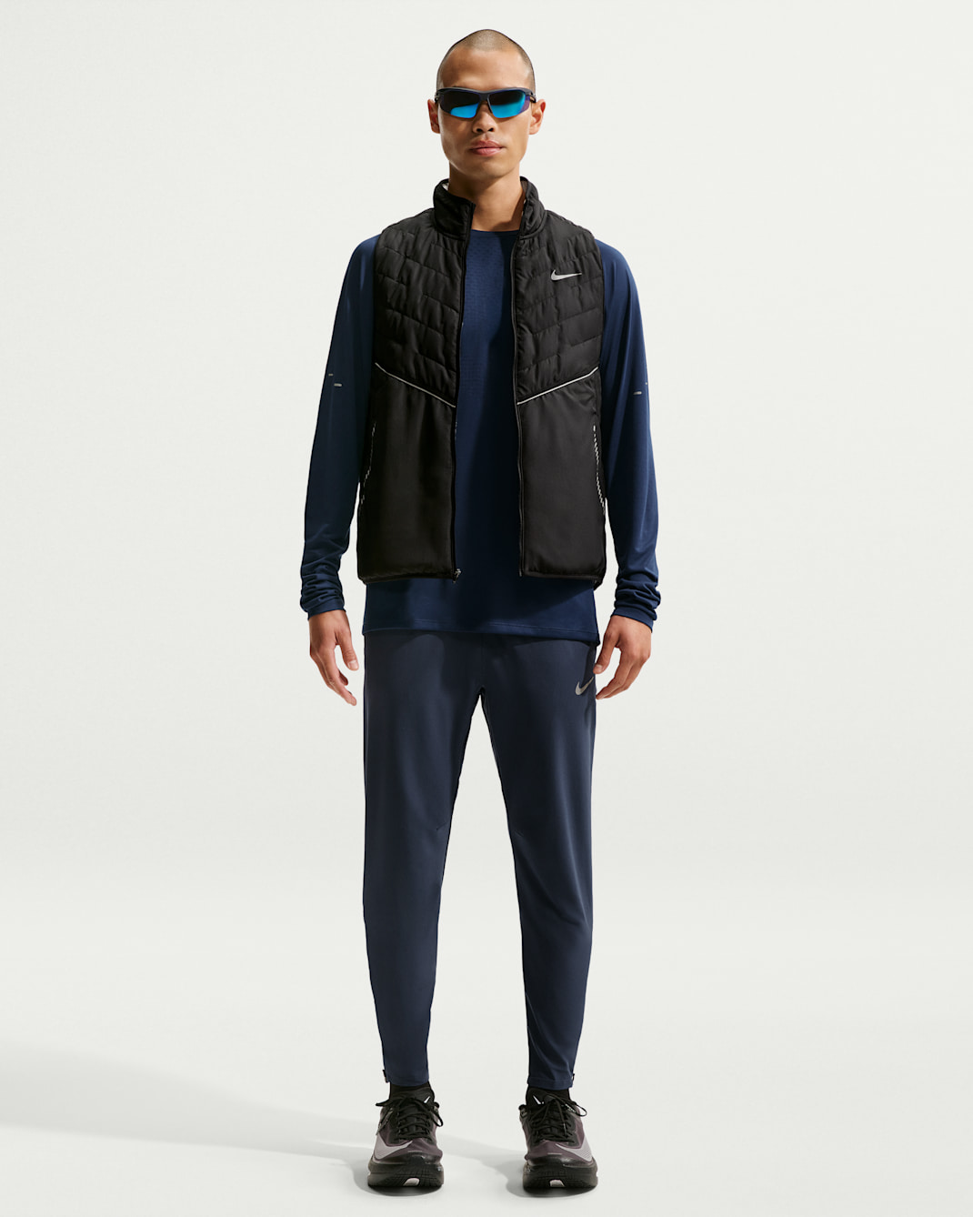 나이키 스트라이드 남성 드라이 핏 우븐 러닝 팬츠 - 미드나이트 네이비