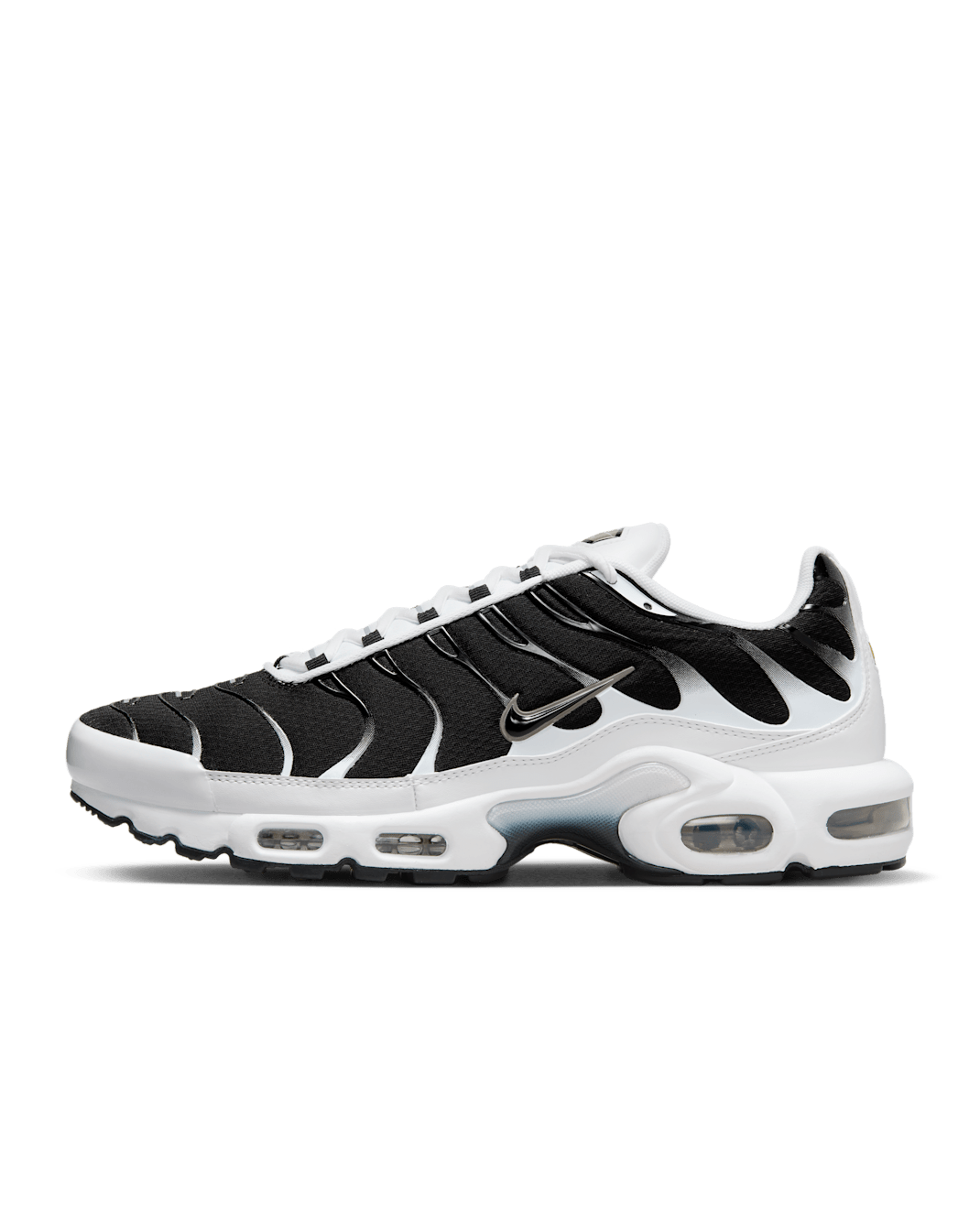 Nike Air Max Plus Men's Shoe - White/Metallic Pewter/Black