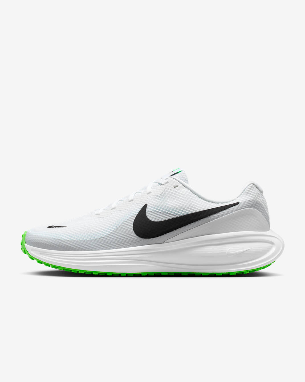Nike Revolution 8 Men's Road Running Shoes - White/Pure Platinum/Glacier Blue/Black