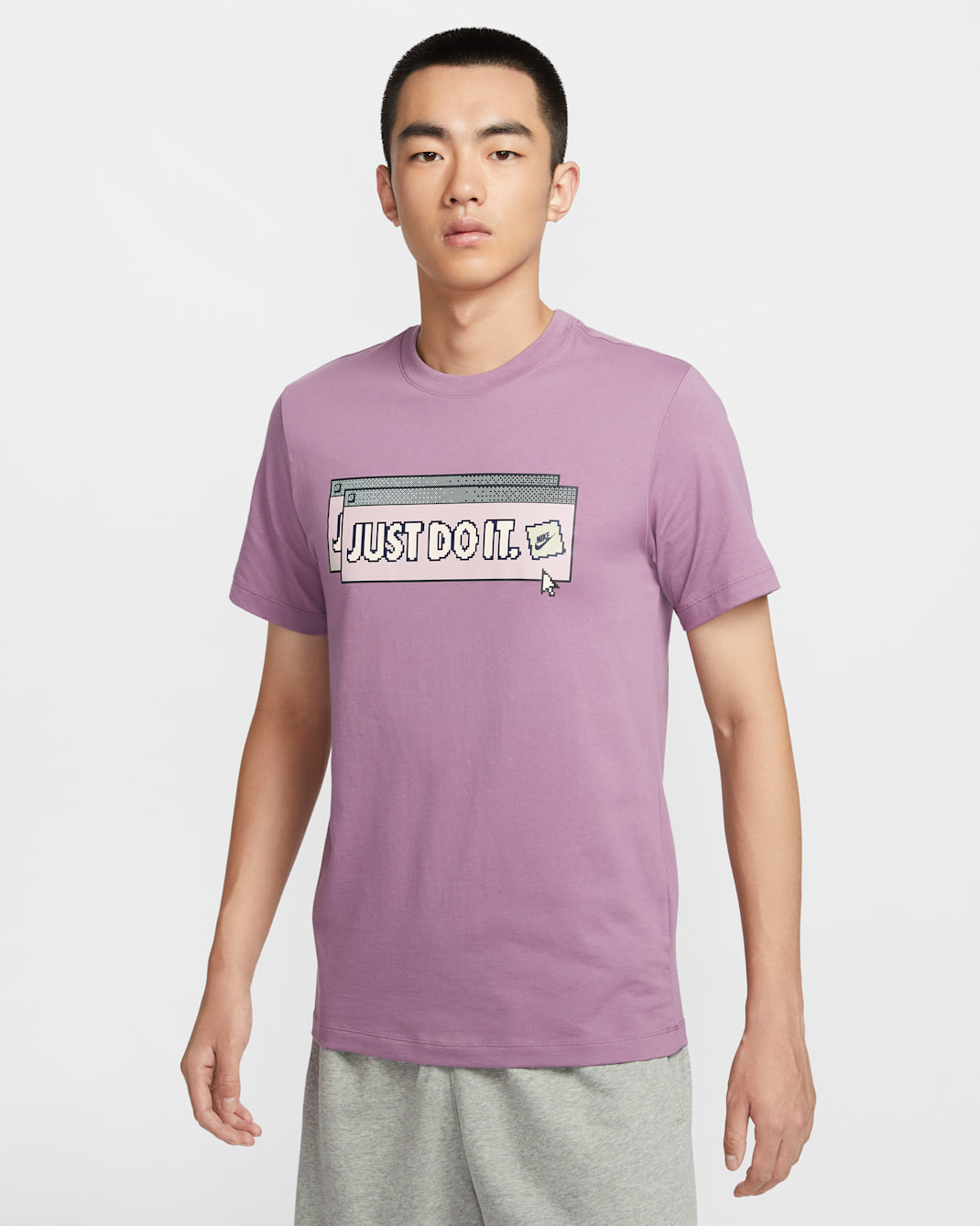 ナイキ スポーツウェア メンズ Tシャツ - バイオレットダスト