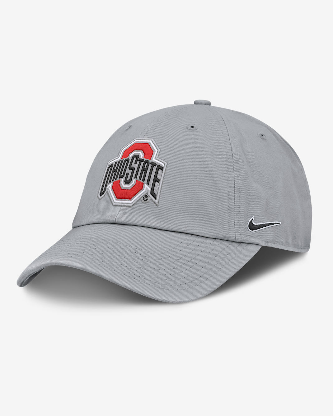 Ohio State 2025/26 College Football Playoff Bound Club Men's Nike College Adjustable Hat - Grey