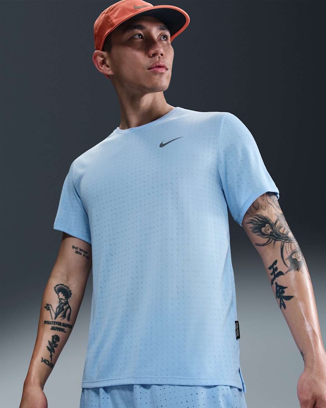 Nike Miler Breathe Men's Dri-FIT Short-Sleeve Running Top - Psychic Blue