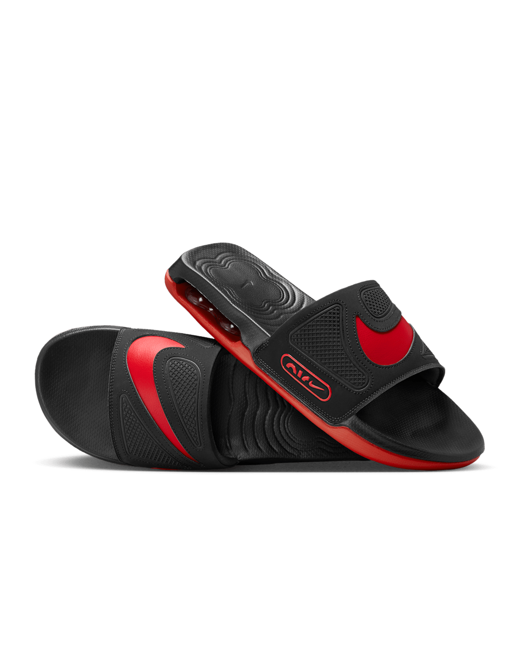 Nike Air Max Cirro Men's Slides - Black/University Red/University Red