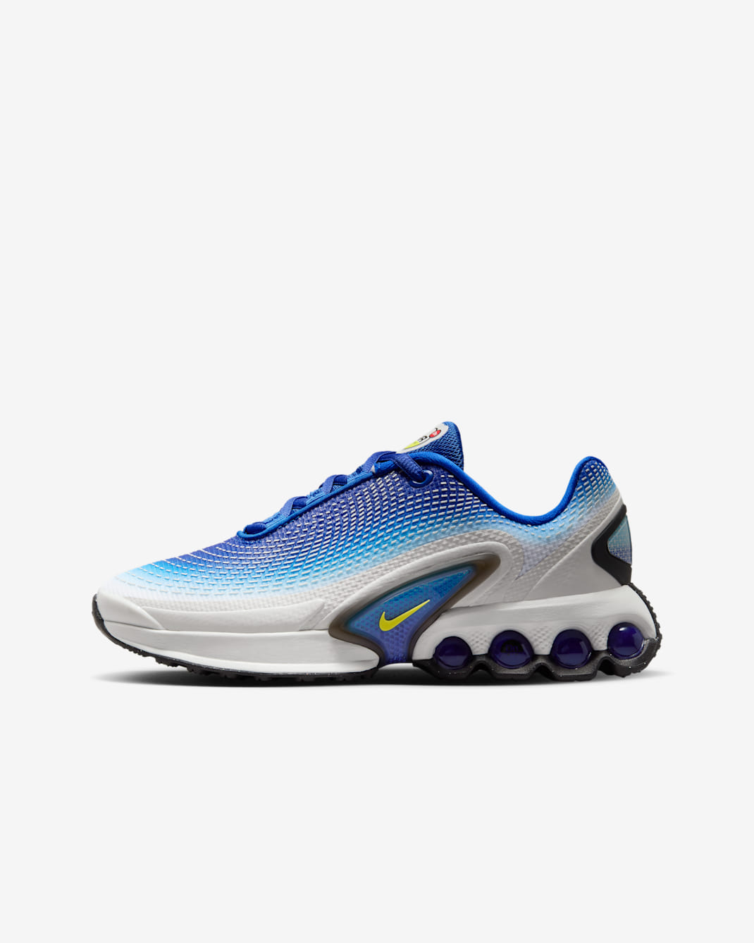 Nike Air Max Dn Big Kids' Shoes - Racer Blue/Blue Fury/Black/Vibrant Yellow