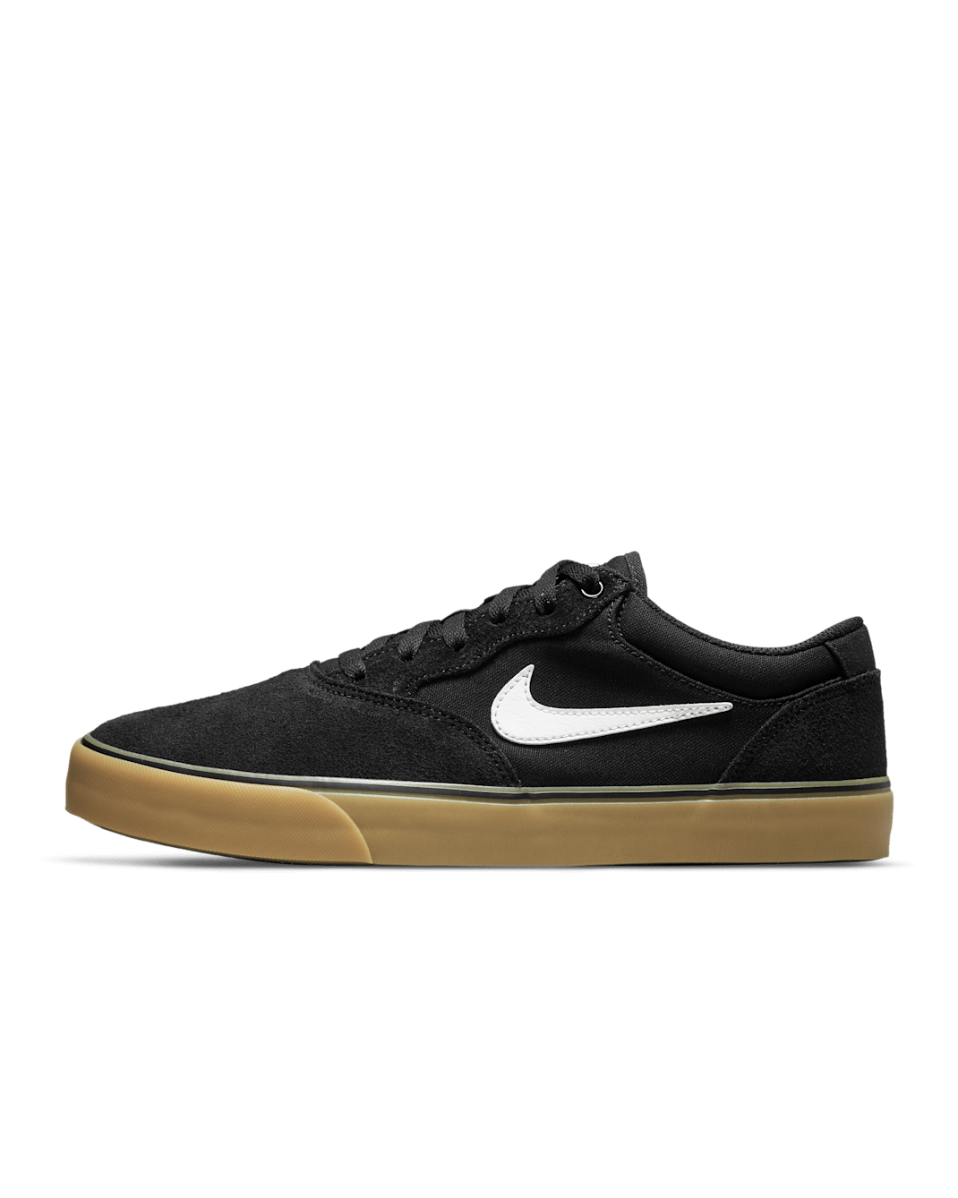 Tenis de skateboarding Nike SB Chron 2 - Negro/Negro/Marrón claro goma/Blanco