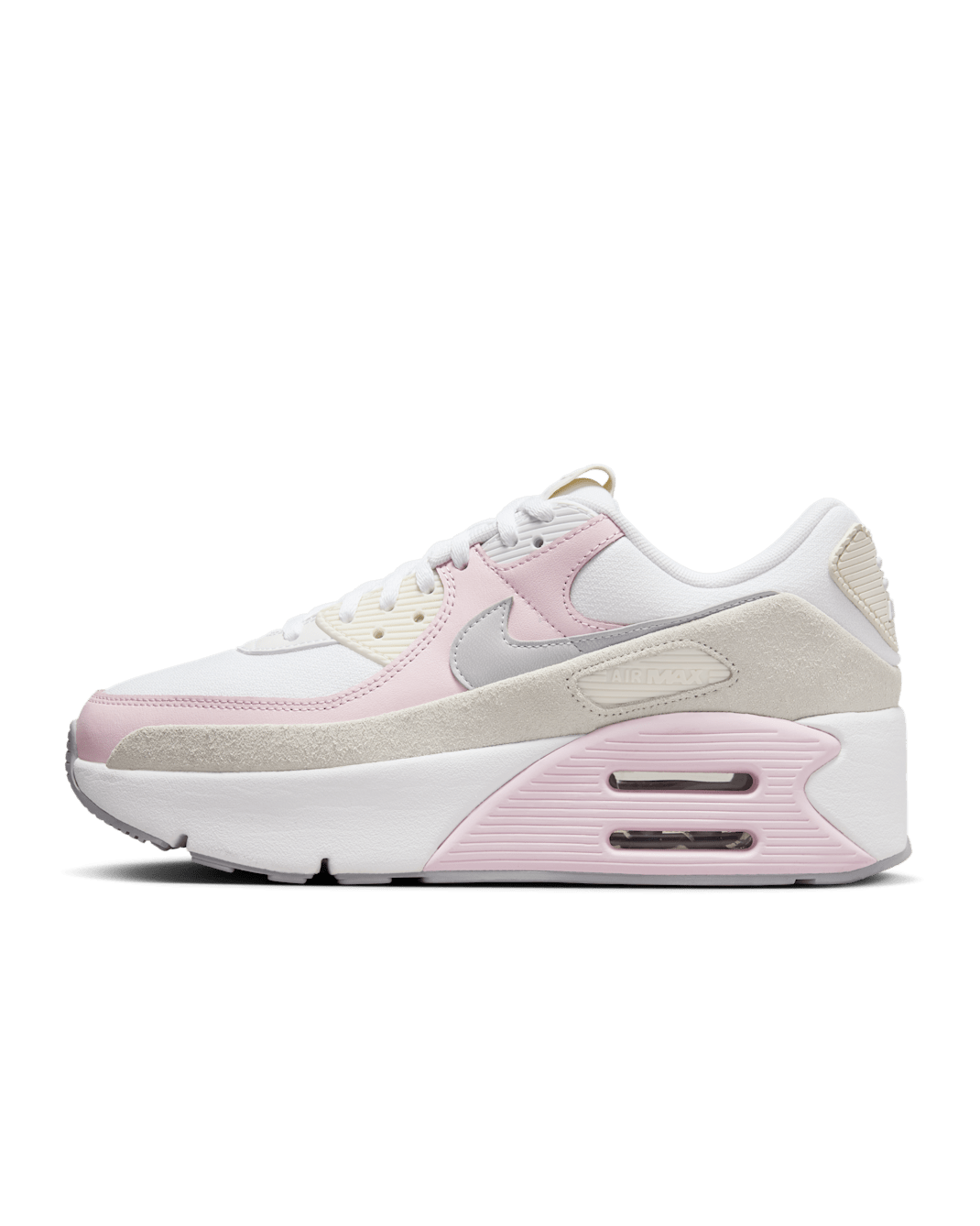 Nike Air Max 90 LV8 Women's Shoes - White/Wolf Grey/Summit White/Photon Dust