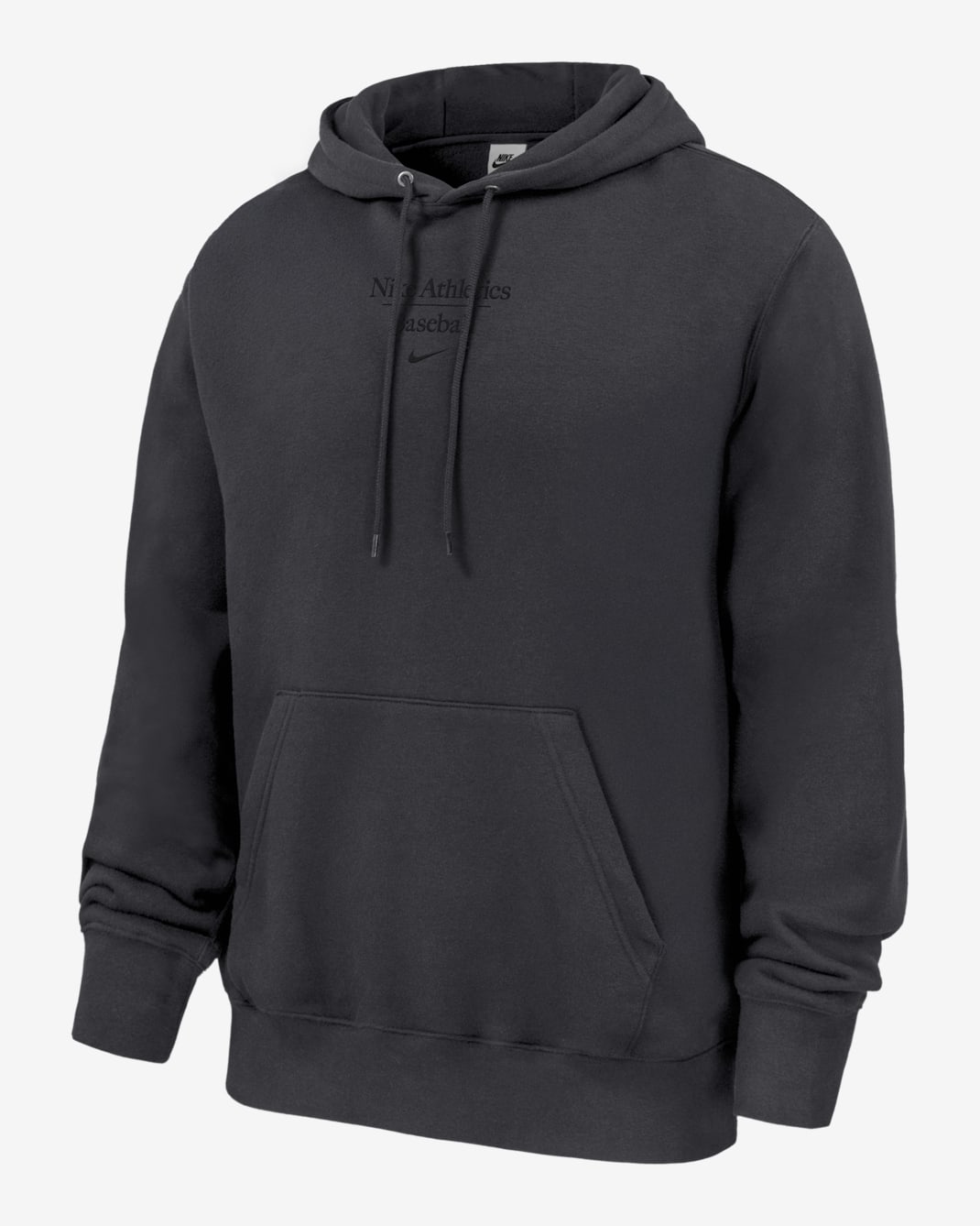 Sudadera con gorro sin cierre de béisbol para niños talla grande Nike Club Fleece - Antracita