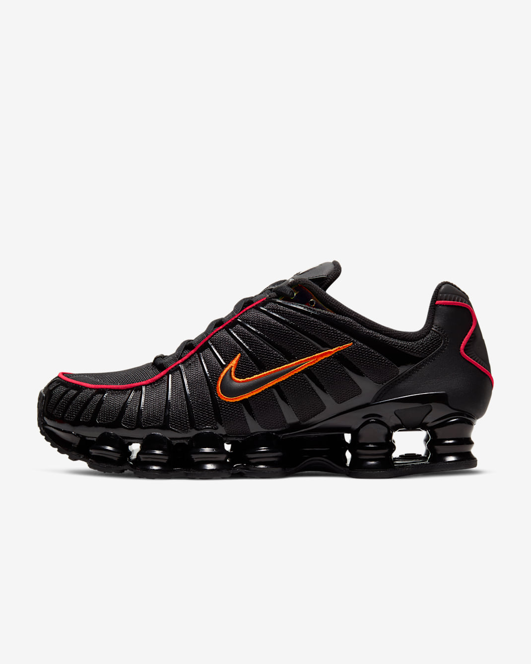 Nike Shox TL sko til herre - Svart/Magma Orange/University Red/Svart