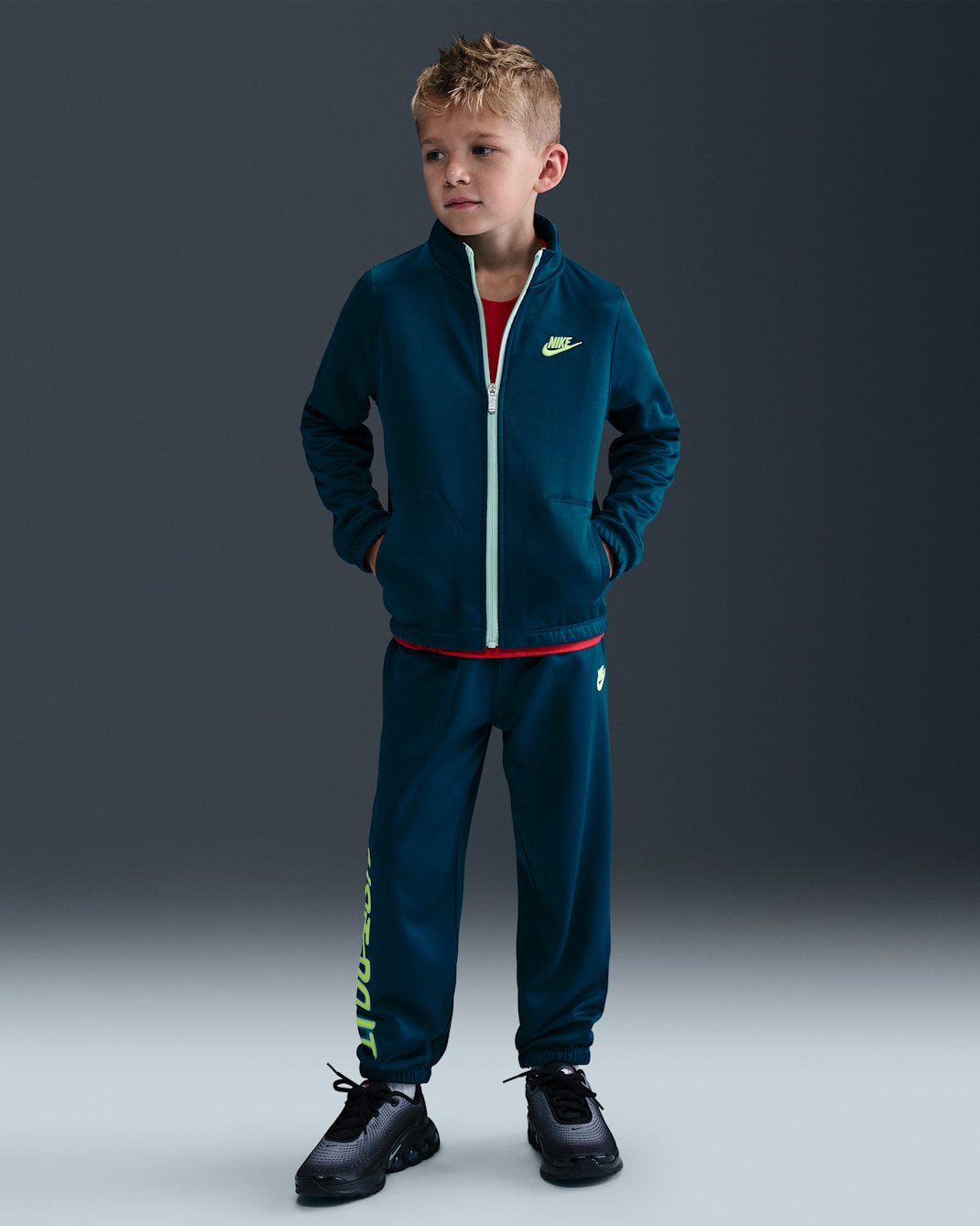 Nike Glow With Me Little Kids' Dri-FIT Propus 2-Piece Set - Blue Force