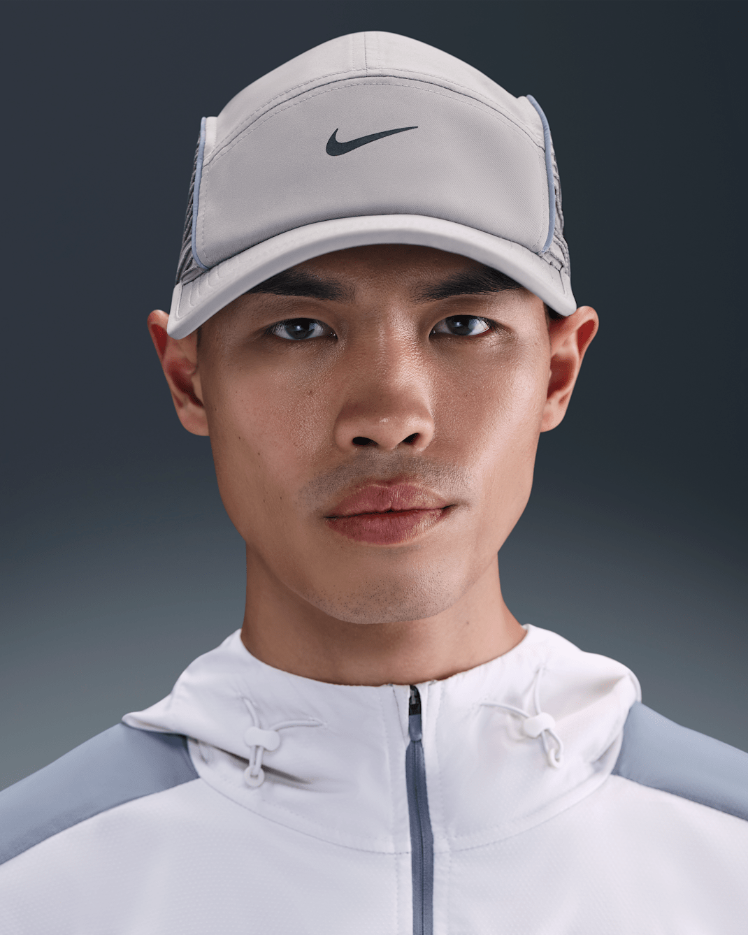 Nevyztužená kšiltovka Nike Dri-FIT ADV Fly AeroBill AeroAdapt - College Grey/Anthracite/Černá