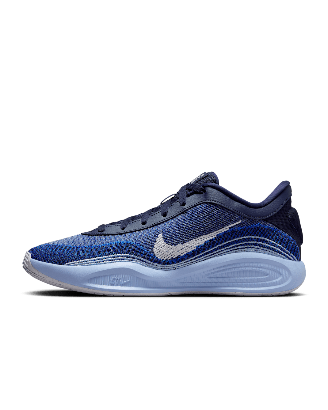 Tenis de básquetbol G.T. Hustle Academy - Azul marino universitario/Azul psíquico/Azul carrera/Blanco