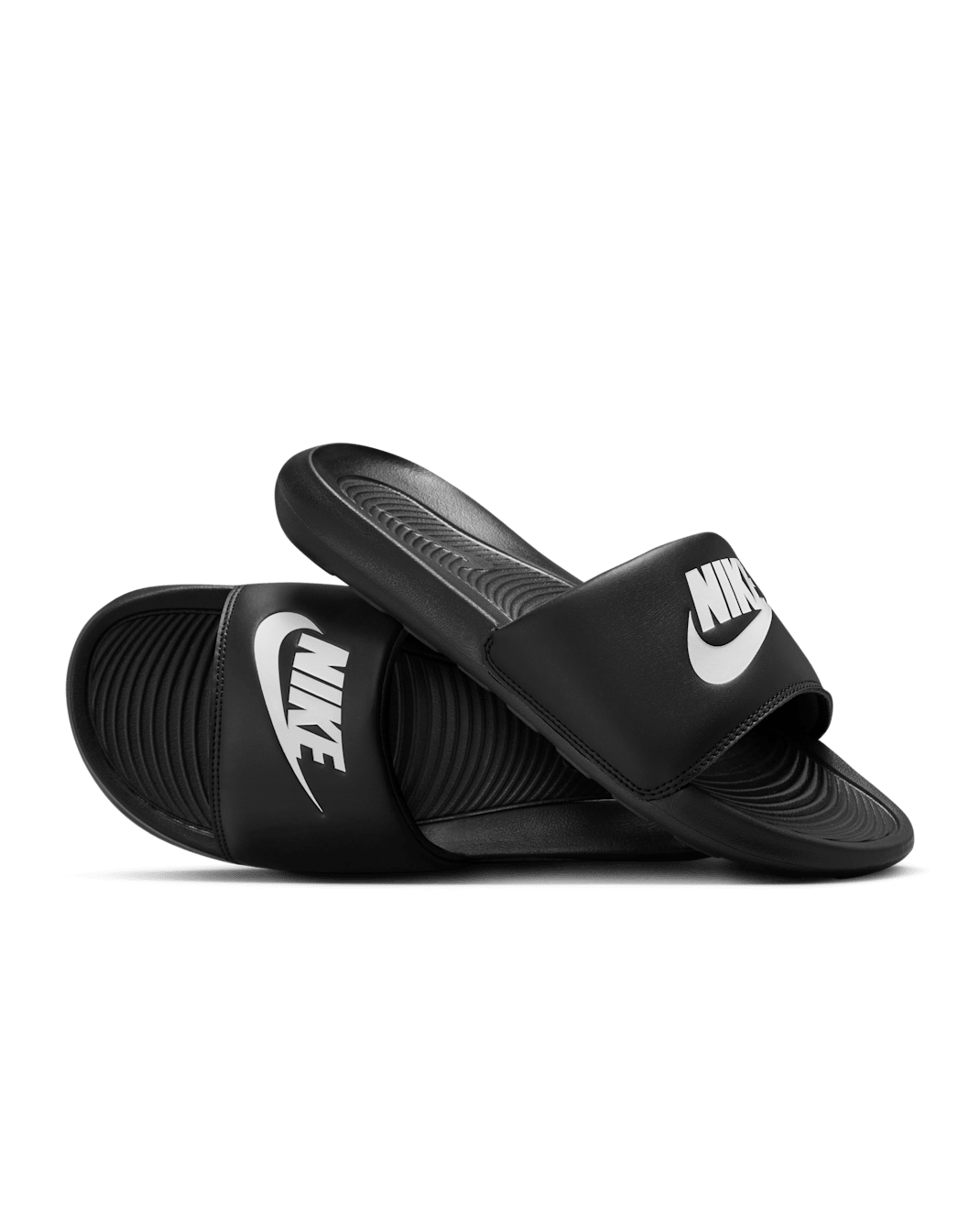 Nike Victori One Men's Slides - Black/Black/White