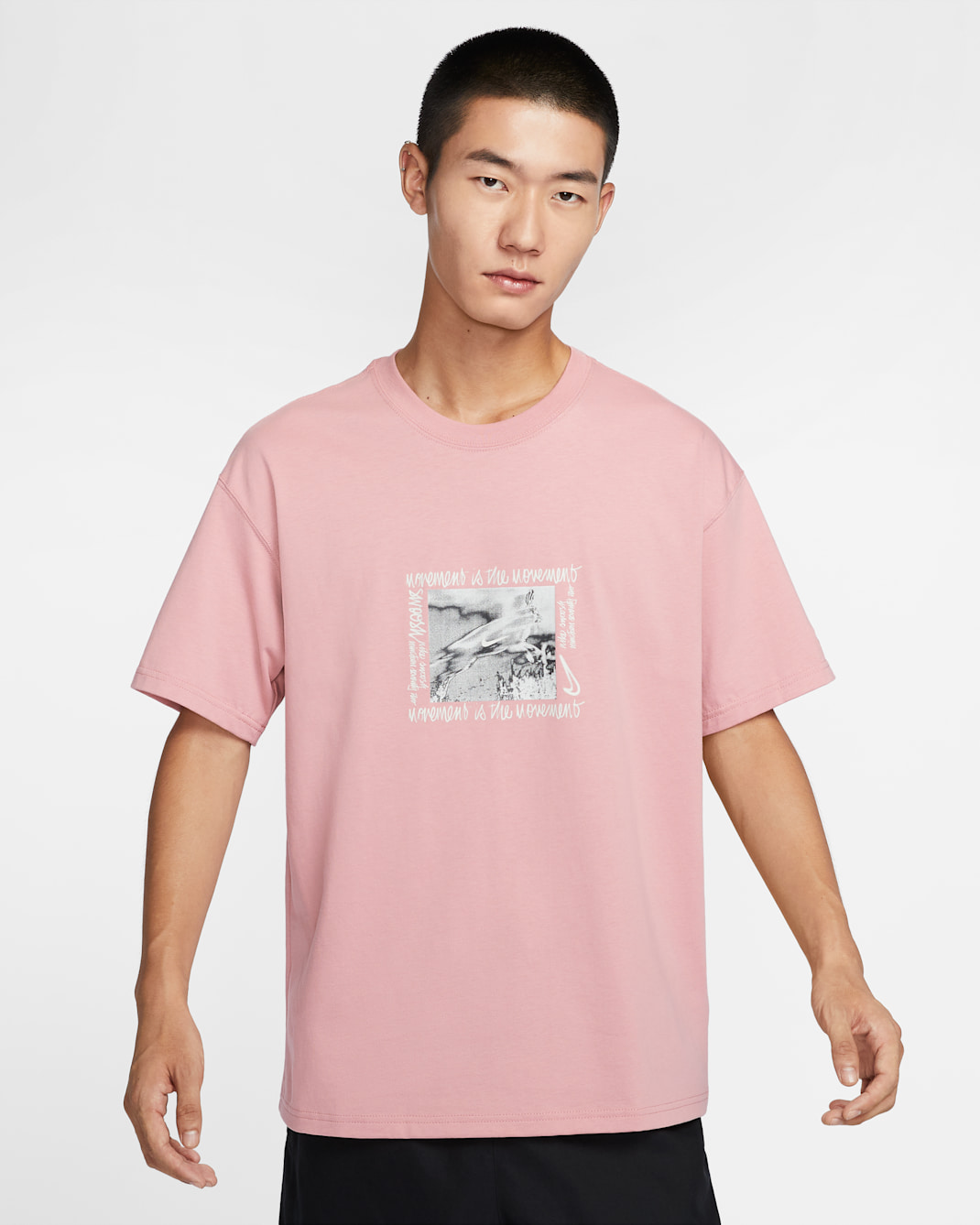 Nike Sportswear Men's T-Shirt - Rust Pink
