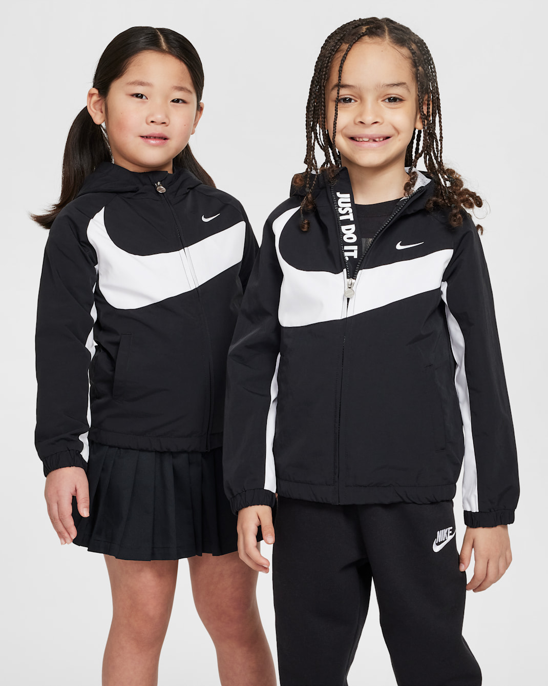 Nike Little Kids' Big Swoosh Jacket - Black
