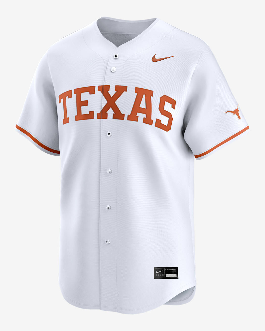 Texas Longhorns Men's Nike College Limited Baseball Jersey - White