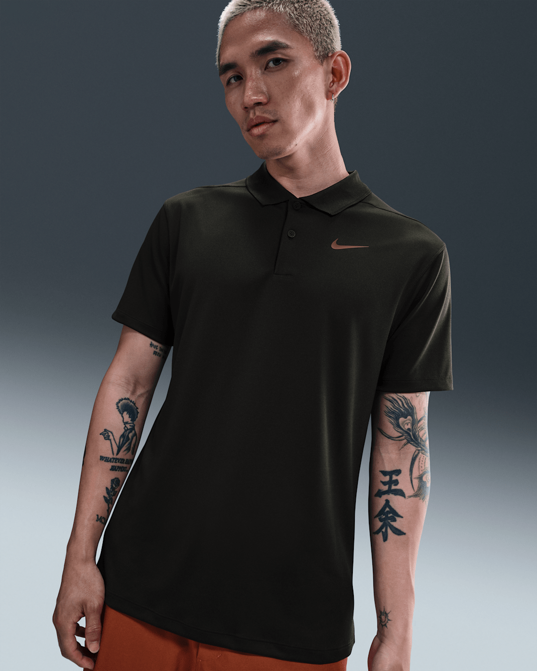 Nike Dri-FIT Victory 男款高爾夫球衫 - Night Forest/Olive Flak