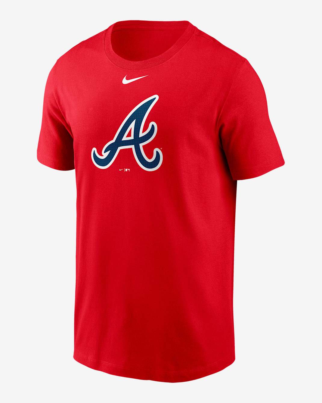 Atlanta Braves Fuse Large Logo Men's Nike MLB T-Shirt - Sport Red