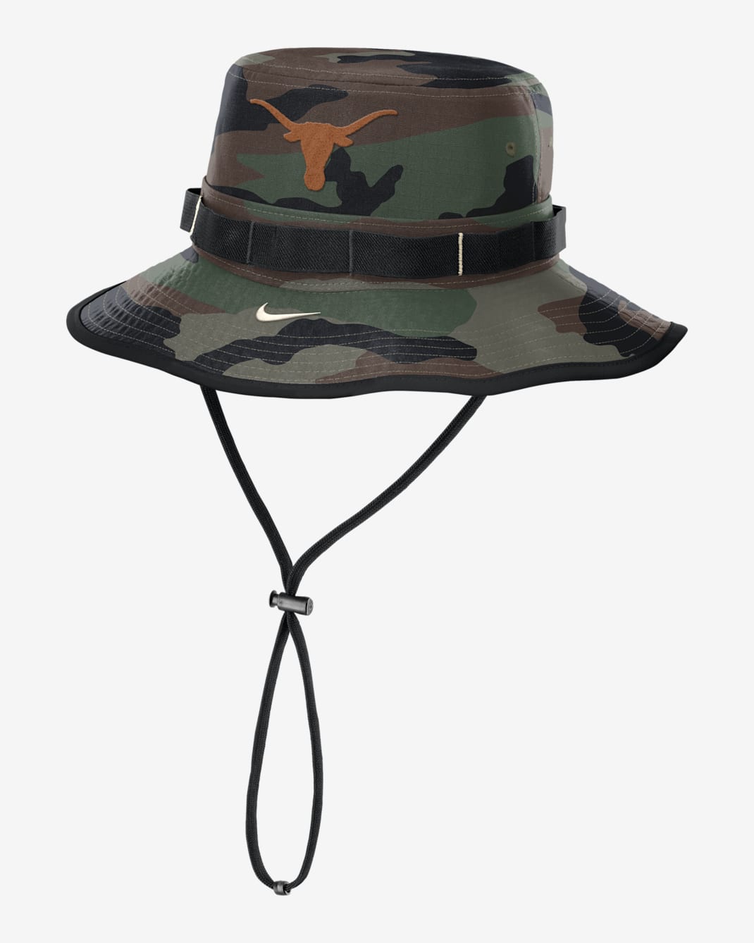Texas 2025 Military Appreciation Boonie Men's Nike Dri-FIT College Bucket Hat - Olive