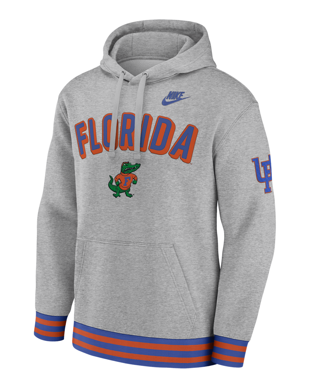Florida Legacy Retro Men’s Nike College Pullover Hoodie - Grey