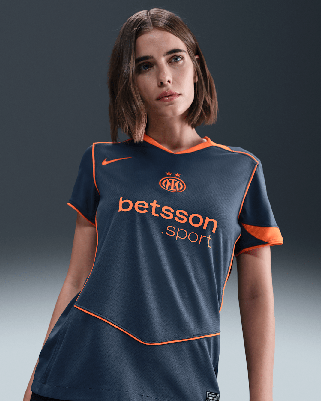 Maillot de foot Replica Nike Dri-FIT Total 90 Inter Milan 2025/26 Stadium 3e tenue pour femme - Thunder Blue/Safety Orange/Safety Orange