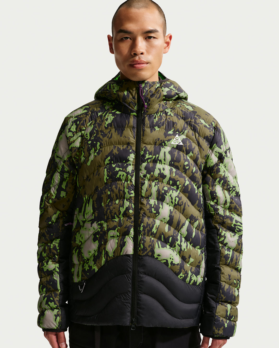 Nike ACG "Lava Flow" Men's Therma-FIT ADV Jacket - College Grey/Black/Mean Green/Summit White