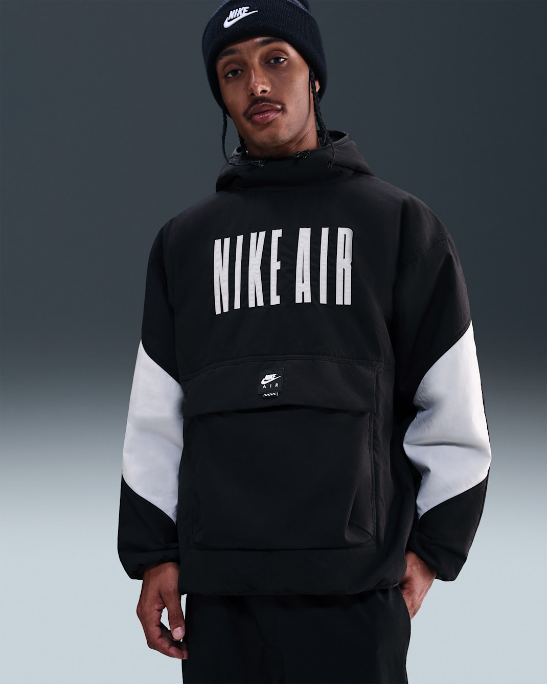 Nike Air Men's Loose Insulated Jacket - Black/White