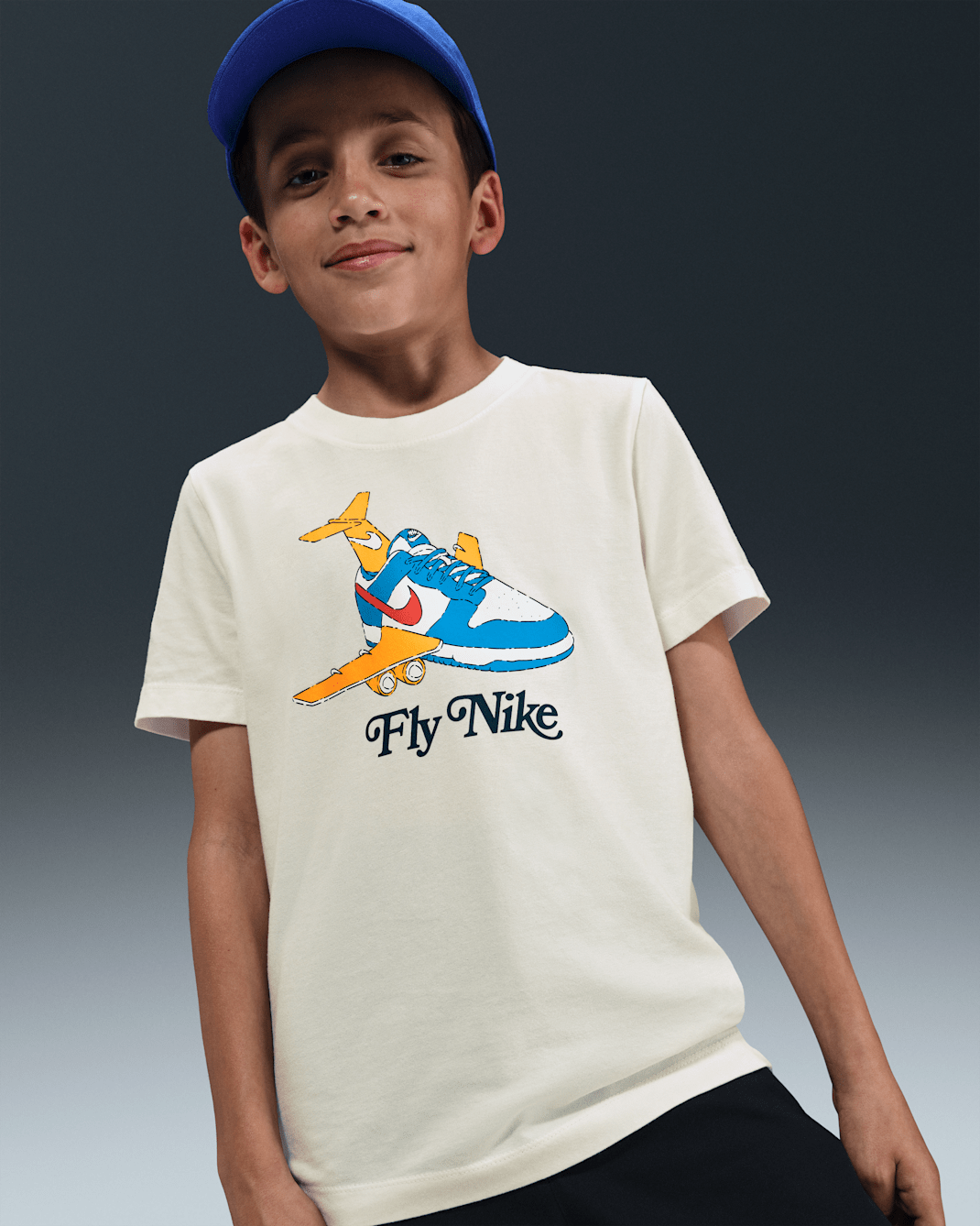 ナイキ スポーツウェア ジュニア Tシャツ - セイル