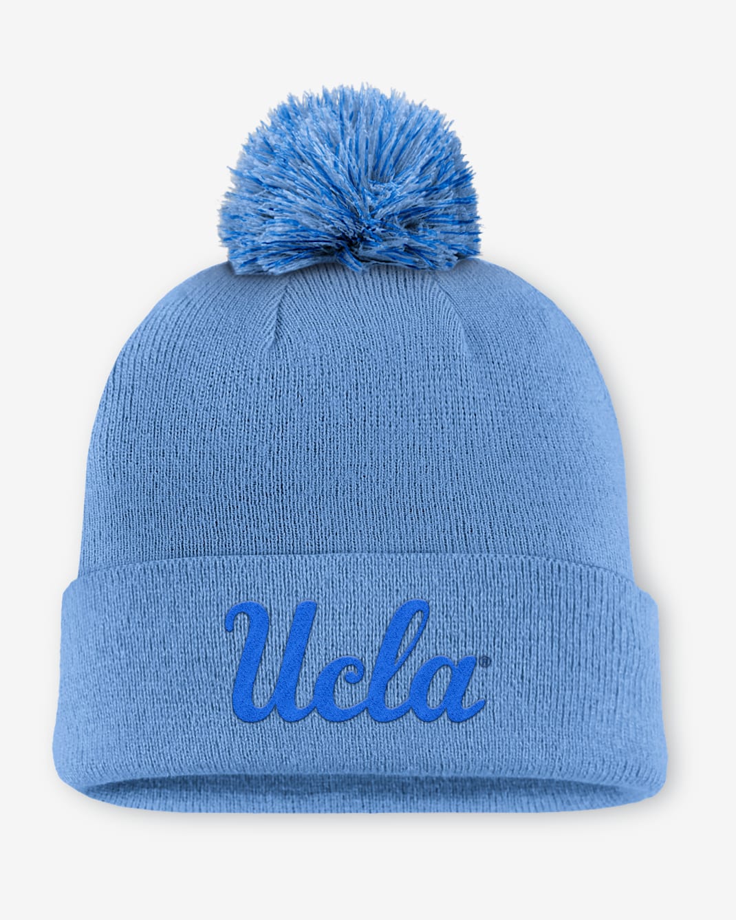 UCLA Primetime Campus Toned Men's Jordan Brand College Cuffed Pom Beanie - Light Blue