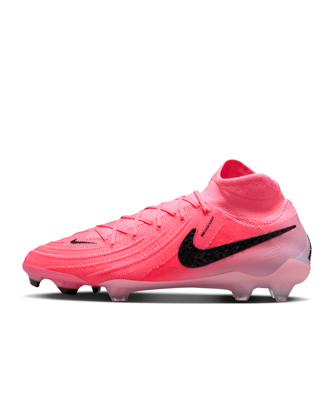 Nike Phantom Luna 2 Elite Firm-Ground High-Top Football Boot - Sunset Pulse/Black