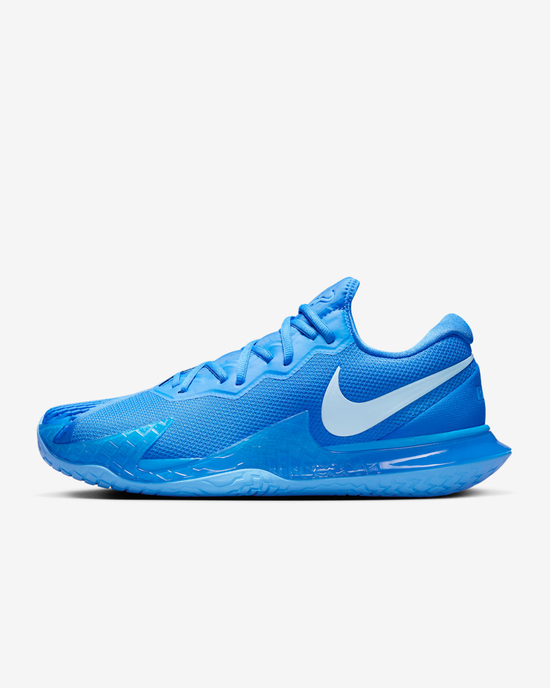 NikeCourt Zoom Vapor Cage 4 Rafa Men's Hard Court Tennis Shoes - Light Photo Blue/University Blue/Light Armoury Blue