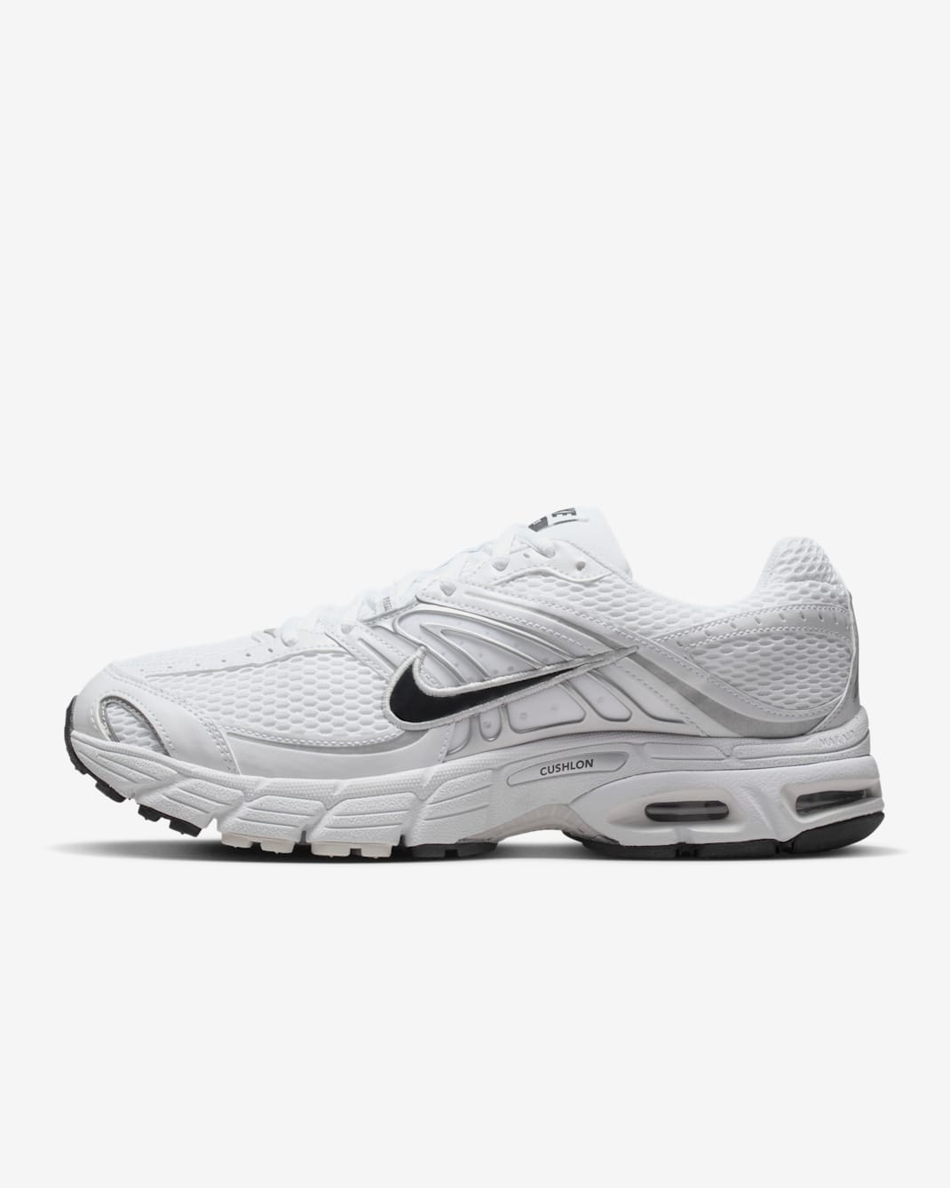 Nike Air Max Moto 2K-sko til mænd - hvid/Metallic Silver/Photon Dust/sort