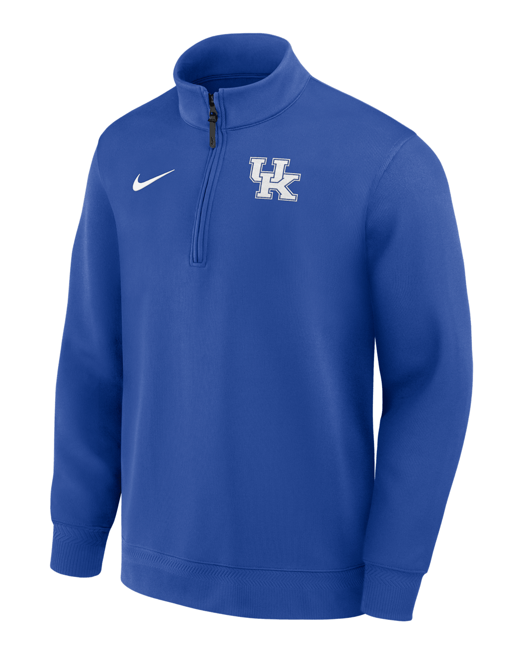 Kentucky Coaches Men's Nike Dri-FIT College Long-Sleeve 1/2-Zip Top - Royal