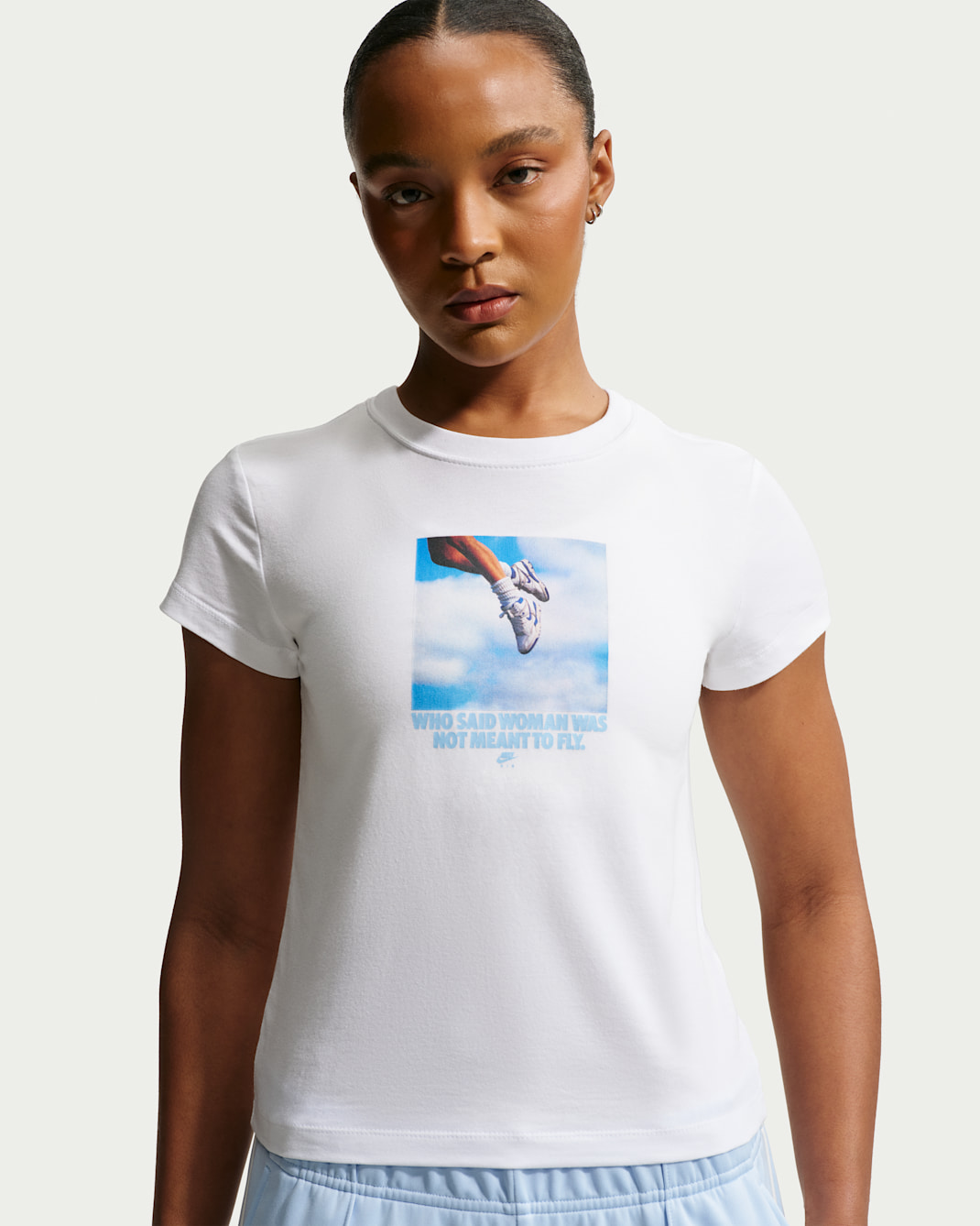 Playera slim para mujer Nike Sportswear - Blanco