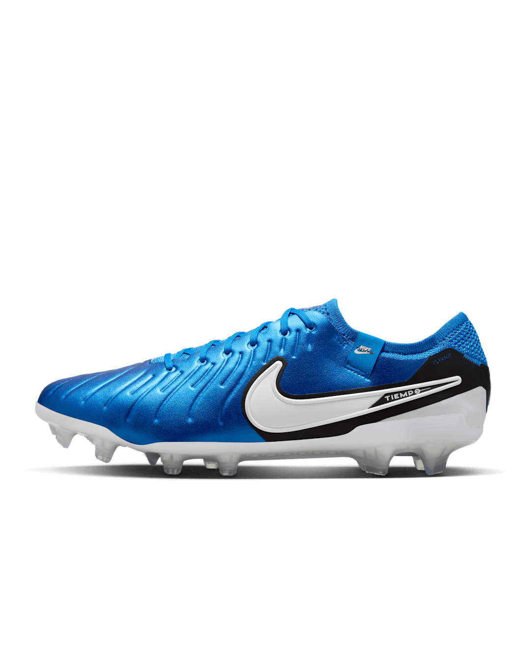 Nike Tiempo Legend 10 Elite Firm-Ground Low-Top Football Boot - Soar/White