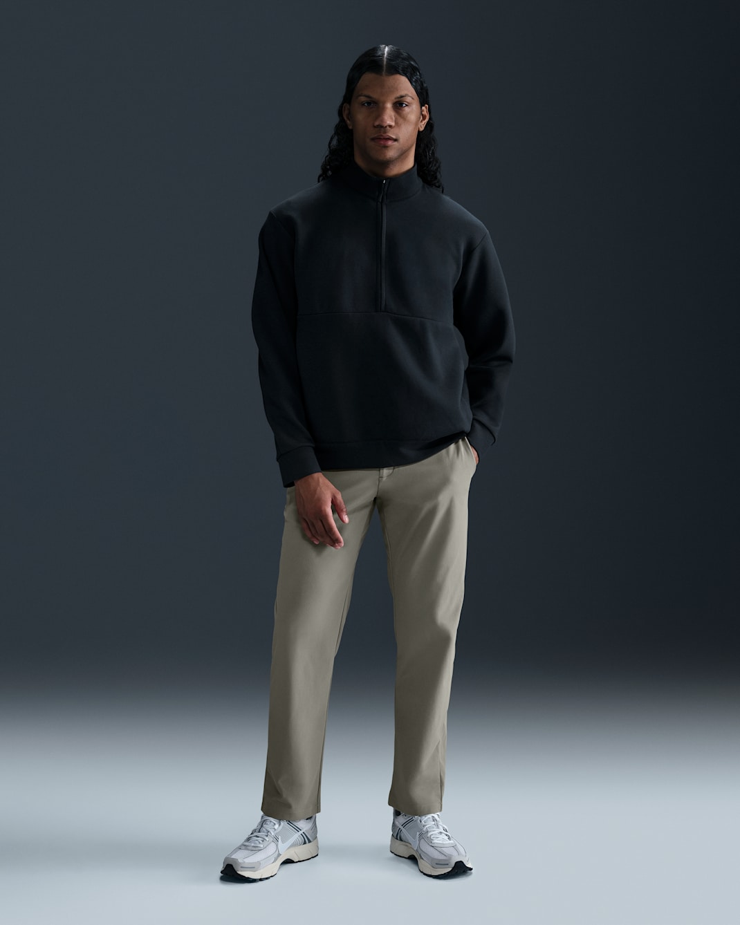 Nike 24.7 PerfectStretch Men's Dri-FIT Regular Chino Pants - Light Army/Black/Steel Green