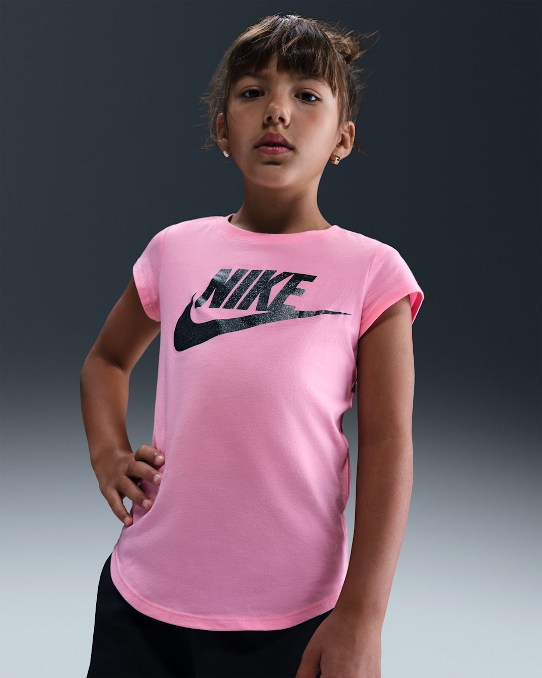 T-shirt Futura Nike pour enfant - Pink/Pink