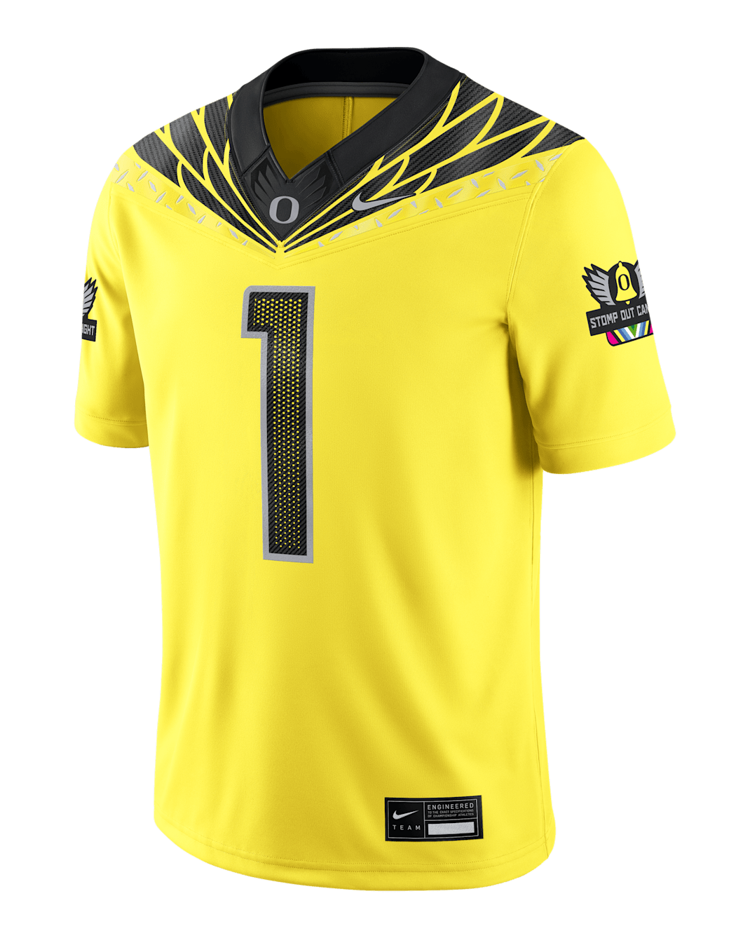 Jersey universitario Nike Dri-FIT Game para hombre Oregon Ducks Generation O Mighty Oregon - Amarillo