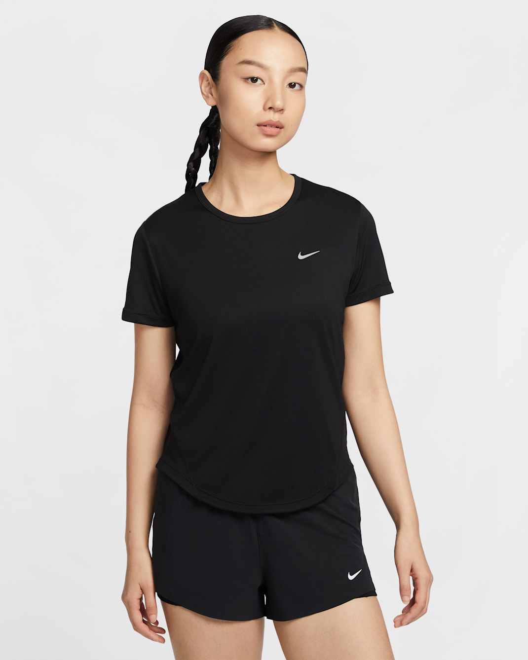 Nike Tempo Women's Dri-FIT Short-Sleeve Running Top - Black