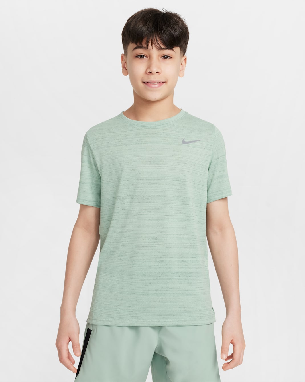 ナイキ Dri-FIT マイラー ジュニア (ボーイズ) トレーニングトップ - スチーム