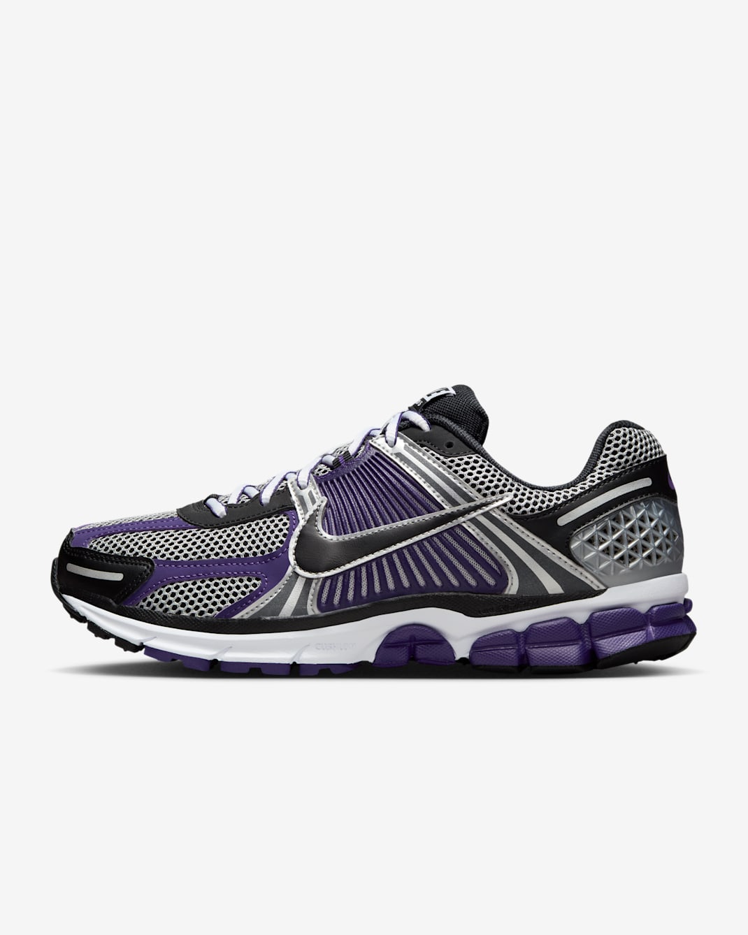 Nike Zoom Vomero 5 Men's Shoes - Metallic Silver/Court Purple/White/Black