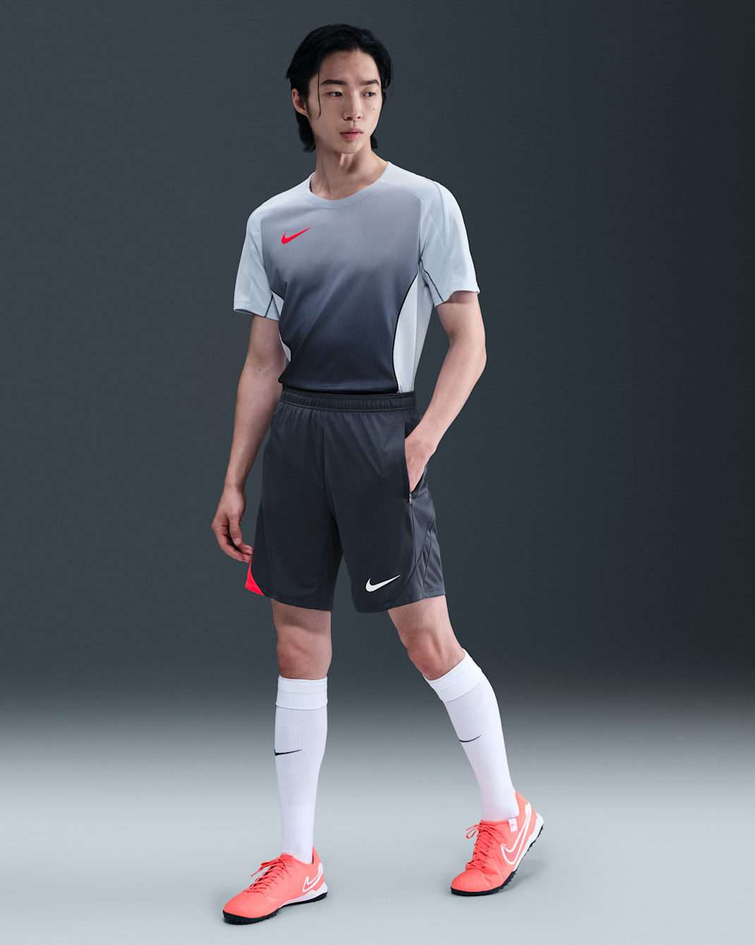 Nike Strike Men's Dri-FIT Soccer Shorts - Thunder Blue/Thunder Blue/Bright Crimson/White